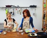 Cukkinis muffin, kéksajttal recept fázis 3 fotója