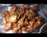 A picture of step 7 of Spice Chicken pakora🌶️.