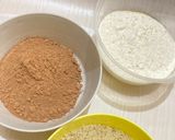 Foto langkah ke 1 dari resep Brownies Kukus Sayur Kenikir.