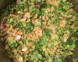 A picture of step 1 of Dambun couscous.