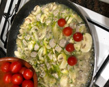 Foto del paso 6 de la receta: Espaguetis con setas champiñones y filete de atún
