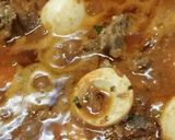 A picture of step 5 of Mutton and egg biryani #recipes marathon.