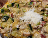 Foto del paso 7 de la receta: Gratinado de calabacín con pollo asado de aprovechamiento y más cositas 🍽