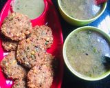 A picture of step 3 of Nutritious sprouted horse gram vada.