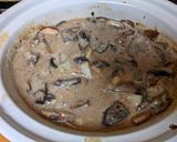A picture of step 14 of Smothered Mushroom Meat.