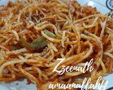 A picture of step 4 of Red Sauce Cheesy Spaghetti.