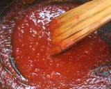 A picture of step 7 of Crispy Chicken in Red Sauce.