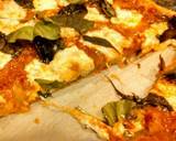 Fresh mozzarella Basil sourdough pizza recipe step 5 photo