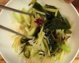 A picture of step 8 of Japanese Seaweed Salad with Sesame & Miso Dressing.