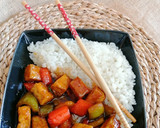 Foto del paso 11 de la receta: Tofu agridulce con pimientos