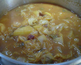 Foto del paso 9 de la receta: Col o repollo cocinada: con patatas cocidas, jamón ibérico y pasas