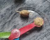 A picture of step 3 of Kabab Lollipops.