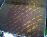 Foto langkah ke 3 dari resep Batik roll cake kukus.