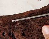 Foto langkah ke 1 dari resep Chocolate Bread Mille-Feuille | kreasi leftover roti tawar coklat.