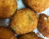 Foto del paso 5 de la receta: Bolitas de papa con jamón, jalapeño y queso