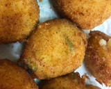 Foto del paso 5 de la receta: Bolitas de papa con jamón, jalapeño y queso
