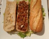 A picture of step 3 of "Sloppy Joe" or Ground Beef Sandwich.