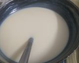 A picture of step 1 of Milk lajjatdar.