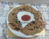 A picture of step 6 of Egg cheese paratha.