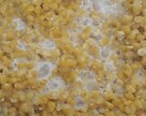 A picture of step 2 of Chana dal burfi.