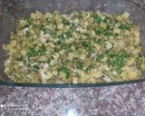 صورة لخطوة 4 من وصفة غراتان اللوبياء الخضراء