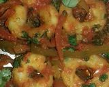 A picture of step 9 of Sooji Ring Chilli Masala.