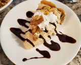 A picture of step 5 of Peanut Butter Pie.