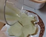 Foto langkah ke 3 dari resep Bingka Tapai / tape ketan hijau panggang.