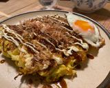 Hình bước làm 4 của món Giản dị Okonomiyaki với đậu phụ (Simple okonomiyaki with tofu)
