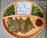 પાલક ના ચીલ્લા વિથ વેજીટેબલ રાઇતું (Palak Chila With Vegetable Raita Recipe In Gujarati) રેસીપી સ્ટેપ6ફોટો