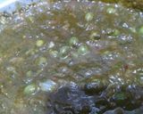 A picture of step 4 of Spinach Puree with Boiled peas.