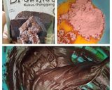 Foto langkah ke 3 dari resep Brownis kukus coklat.