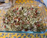 Une image de l'étape 15 de Salade de haricots mungo au jambon, et oignon rouge.