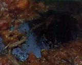 A picture of step 3 of Aloo Baingan.