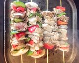 Foto del paso 4 de la receta: Brochetas mixtas con vegetales a la plancha y al air fryer 😎
