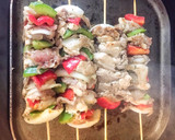 Foto del paso 4 de la receta: Brochetas mixtas con vegetales a la plancha y al air fryer 😎