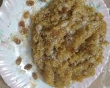 A picture of step 3 of Pineapple halwa.