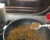 A picture of step 9 of Kala chana masala.