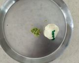 A picture of step 5 of Kesar Pista Coconut Rolls.