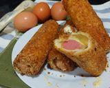 Foto langkah ke 8 dari resep Corndog Roti tawar.