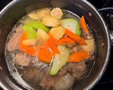 A picture of step 2 of Beef and Vegetable Soup (Caldo Blanco de Res).