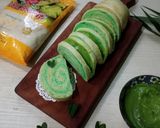 Foto langkah ke 10 dari resep Roti Kukus Sukun Sarikaya Pandan Suji.