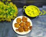 A picture of step 5 of Chana Dal Palak Vada.