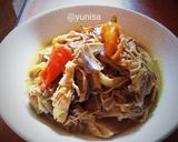 Foto langkah ke 5 dari resep Sayur jantung pisang.