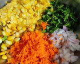 A picture of step 1 of Crispy corn pancakes.