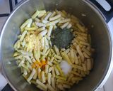 Kapros zöldbableves recept fázis 2 fotója