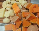 Une image de l'étape 1 de Gratin de cabillaud butternut au cook expert.