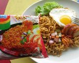 Foto langkah ke 1 dari resep Mie gebyar pedas.