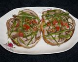 Foto del paso 2 de la receta: SANDWICH ABIERTO DE ARROLLADO CON PALTA EN PAN BAGEL. JON STYLE