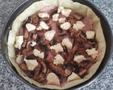 Foto del paso 4 de la receta: 🍽 🌿 Tarta con espinaca en salsa blanca, champiñones y jamón